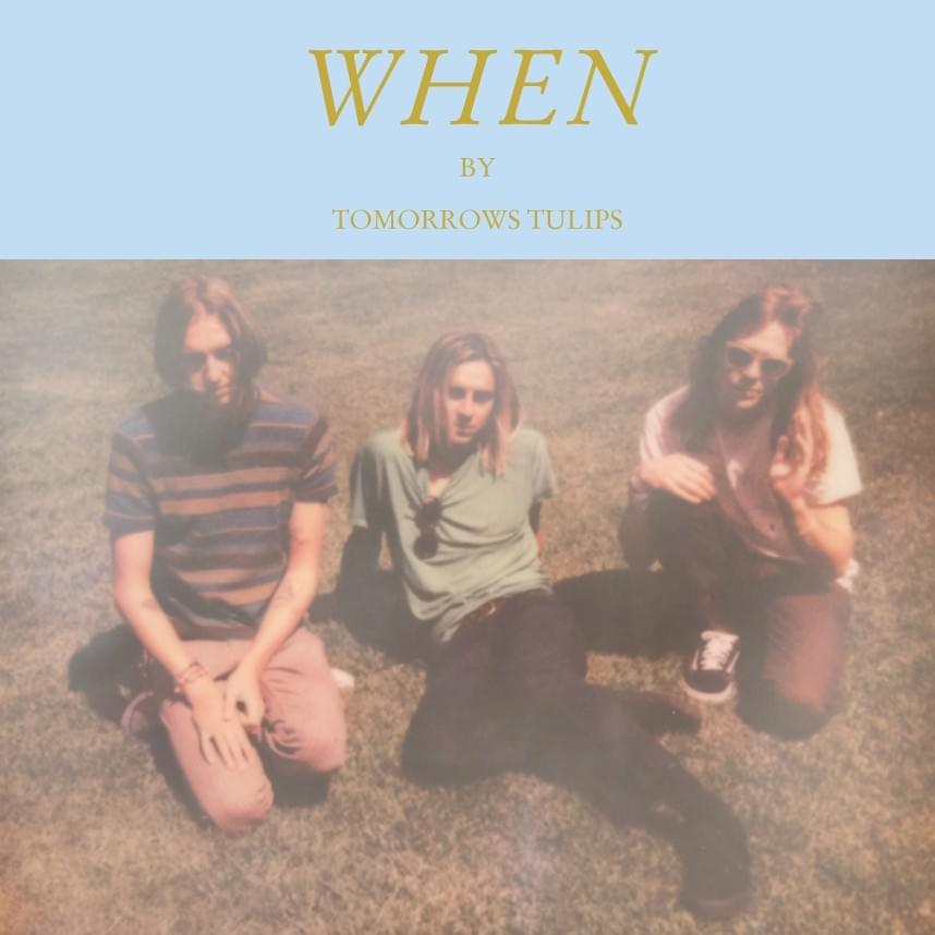Album cover art for "Glued To You" by Tomorrows tulips
