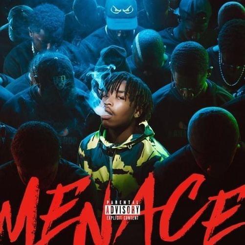 Album cover art for "Menace" by Junior Bvndo
