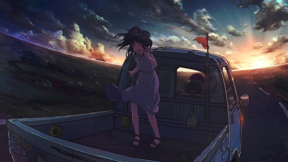 Album cover art for "DAYBREAK FRONTLINE" by Orangestar & IA