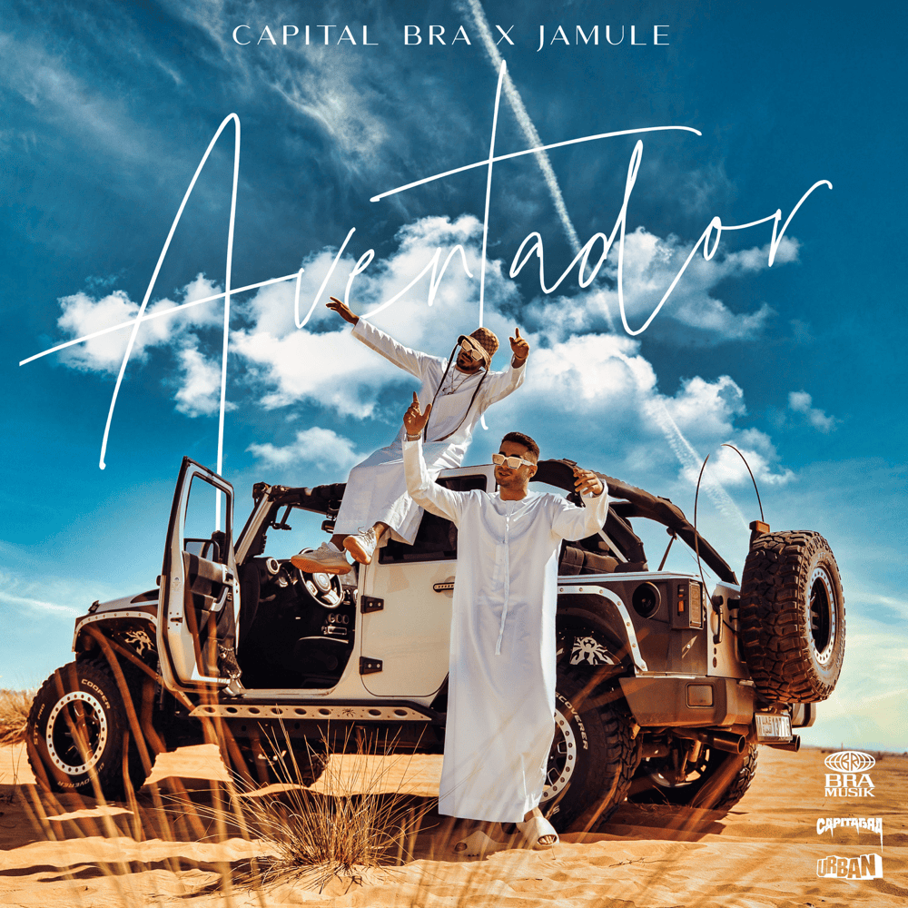 Album cover art for "Aventador" by Capital Bra & Jamule