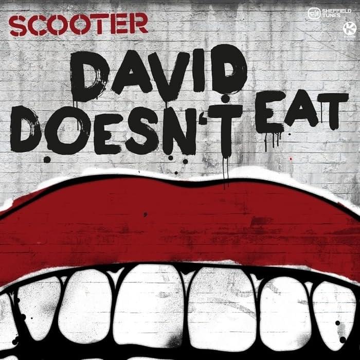 Album cover art for "David Doesn’t Eat" by Scooter & Claas P. Jambor