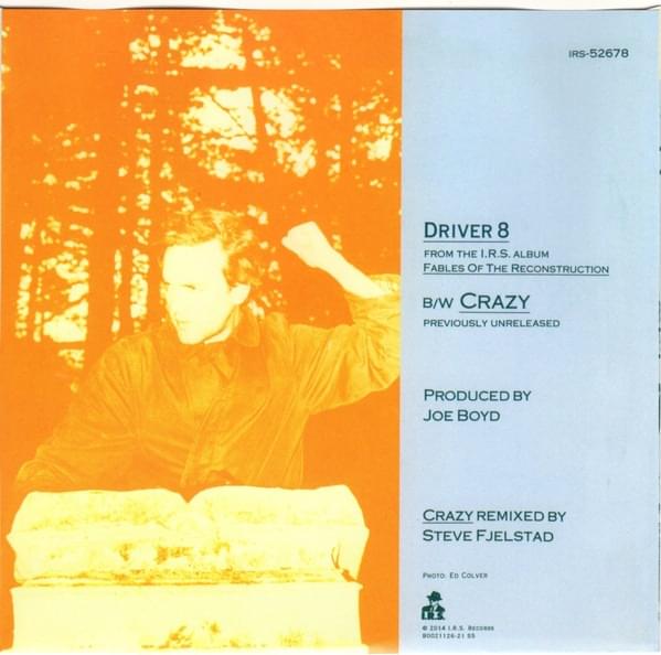 Album cover art for "Crazy" by R.E.M.