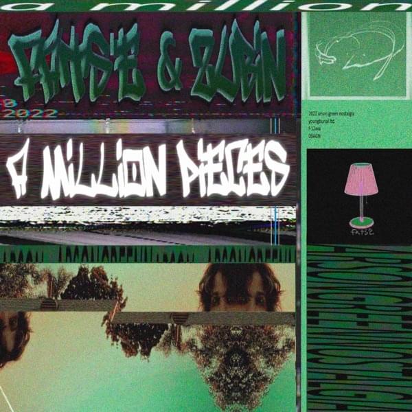 Album cover art for "a million pieces" by fats’e & Zubin