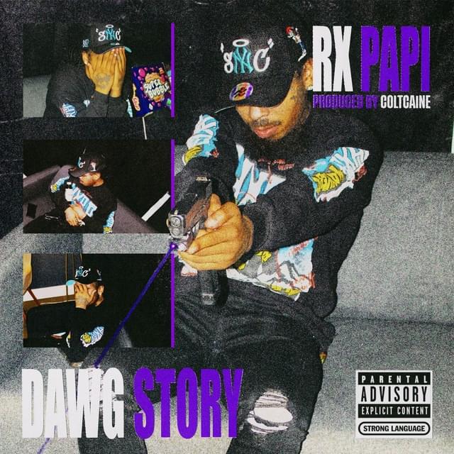 Album cover art for "Dawg Story" by Rx Papi