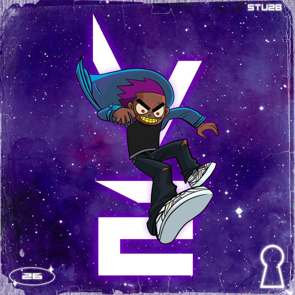 Album cover art for "Darkboii V2" by Stu26