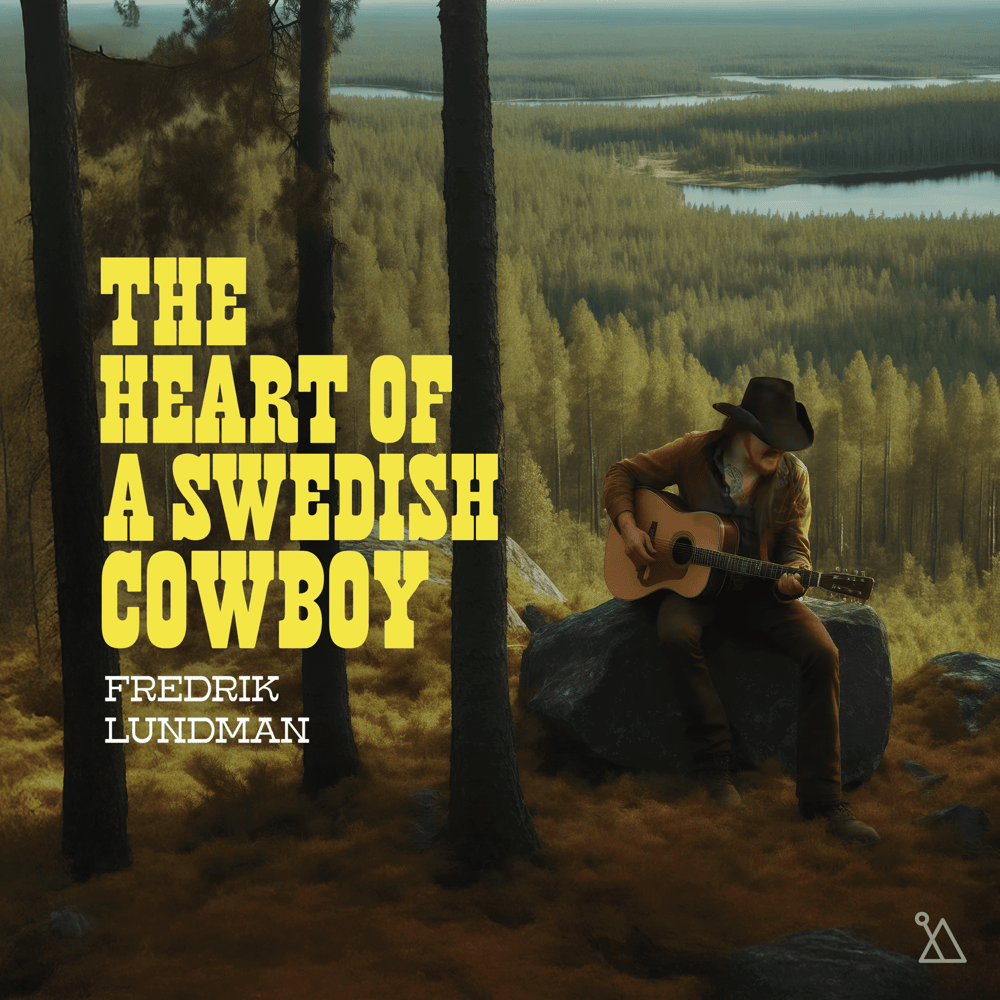 Album cover art for "The Heart of a Swedish Cowboy" by Fredrik Lundman