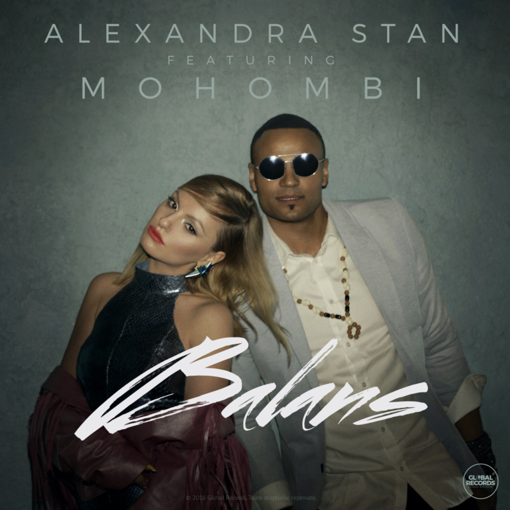 Album cover art for "Balans" by Alexandra Stan & Mohombi