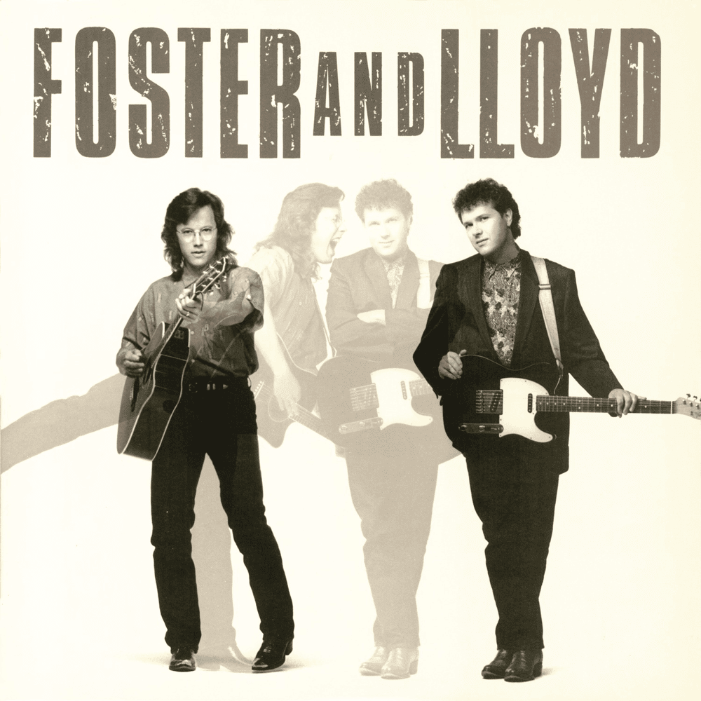 Album cover art for "Crazy Over You" by Foster & Lloyd