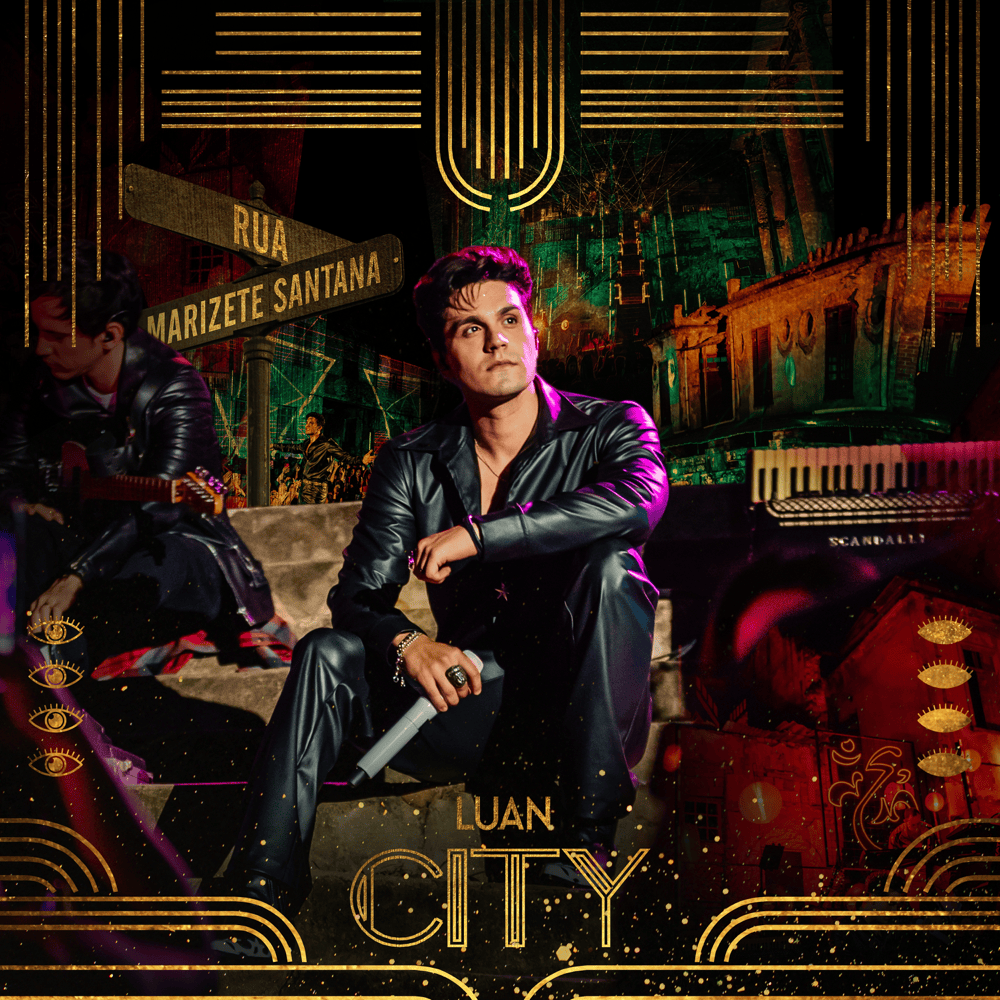 Album cover art for "FACILITA (Ao Vivo)" by Luan Santana