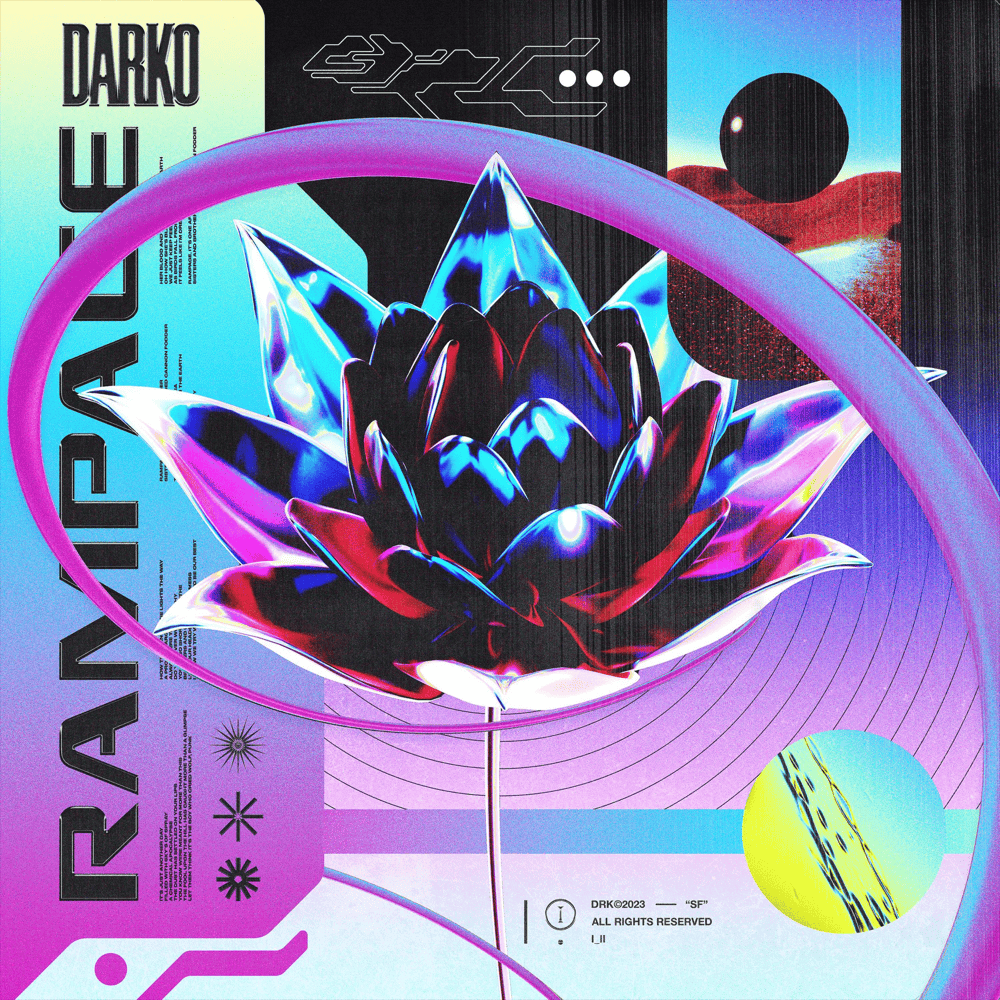 Album cover art for "Rampage" by Darko US