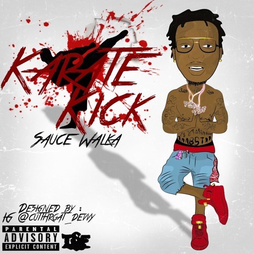 Album cover art for "Karate Kick" by Sauce Walka