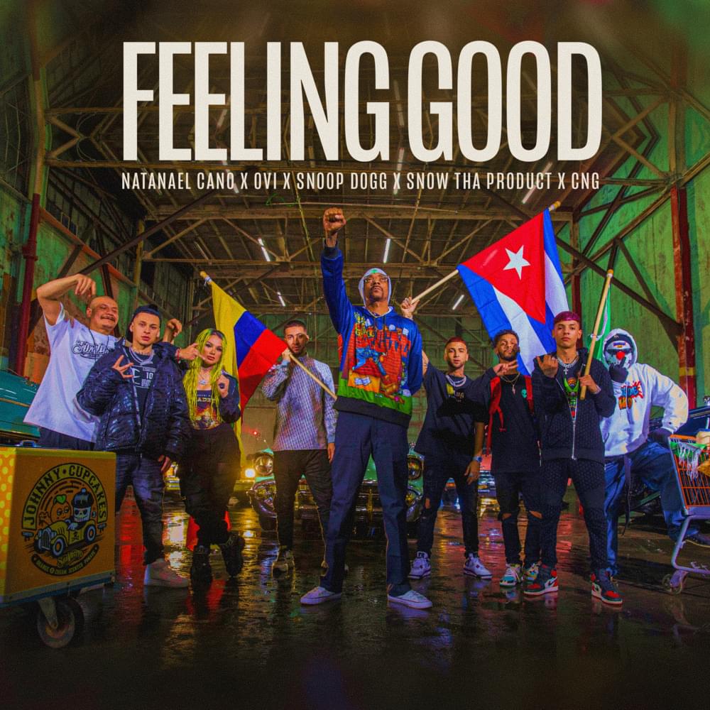 Album cover art for "Feeling Good" by Natanael Cano & Snow Tha Product & CNG