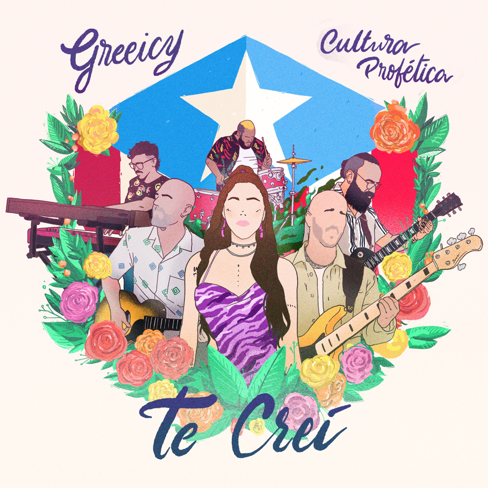 Album cover art for "Te Creí" by Greeicy
