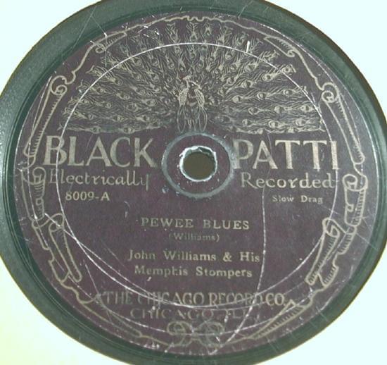 Pewee Blues by John Williams & His Memphis Stompers