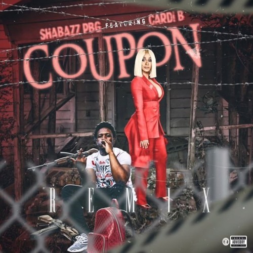 Album cover art for "Coupon (Remix)" by Shabazz PBG & Cardi B