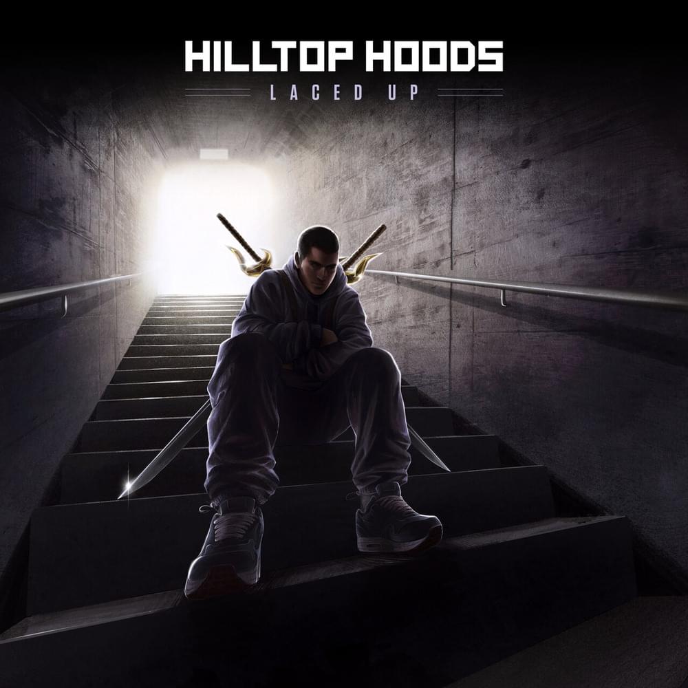 Album cover art for "Laced Up" by Hilltop Hoods
