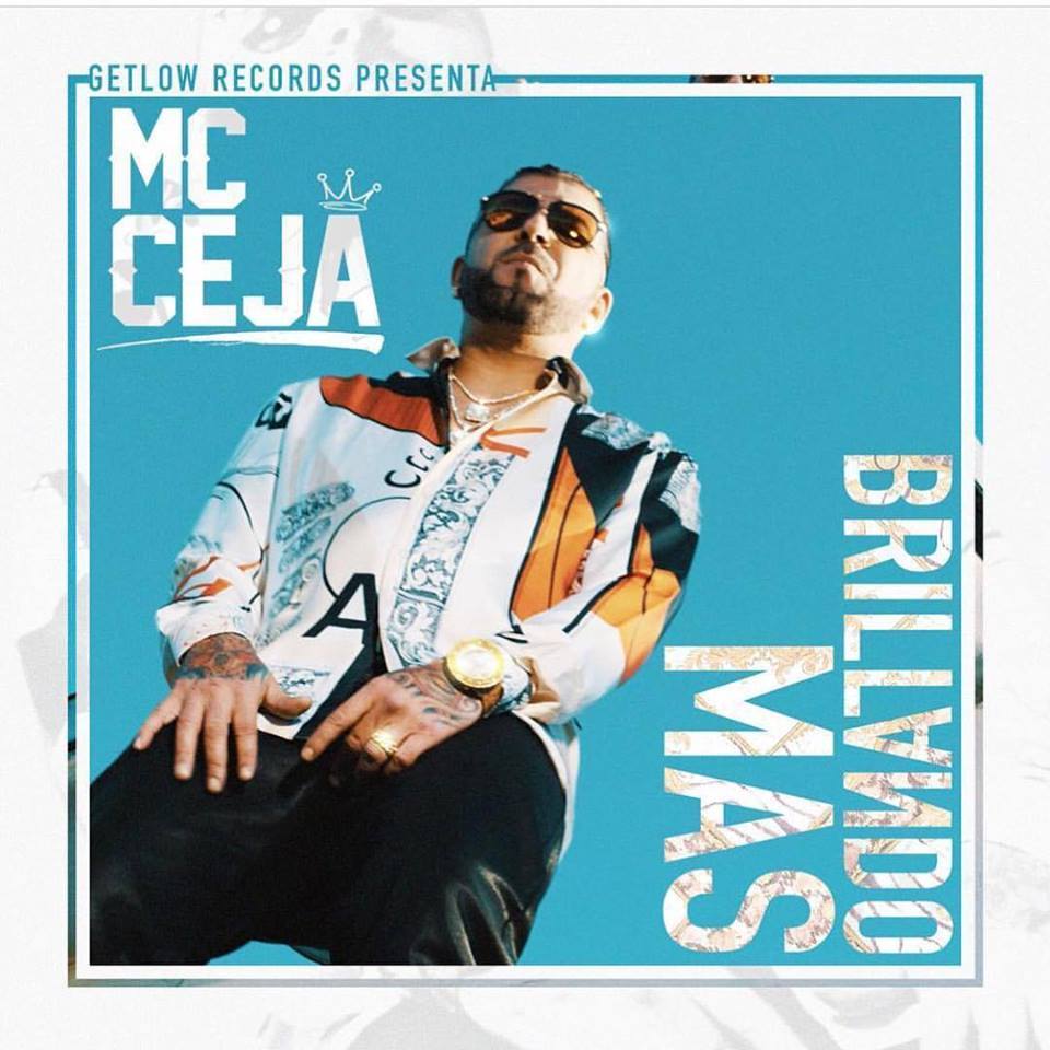 Album cover art for "Brillando Más" by MC Ceja