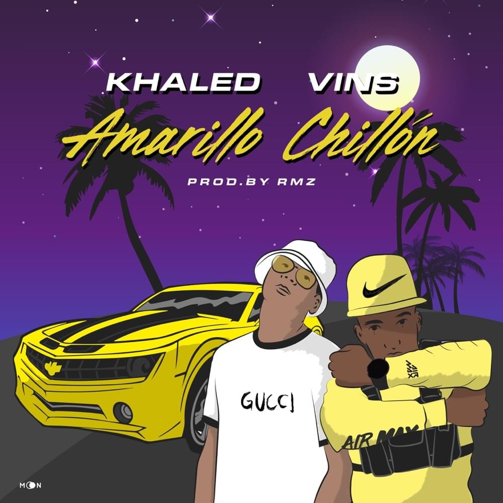 Album cover art for "Amarillo Chillón" by Khaled (ESP) & VINS (ESP)