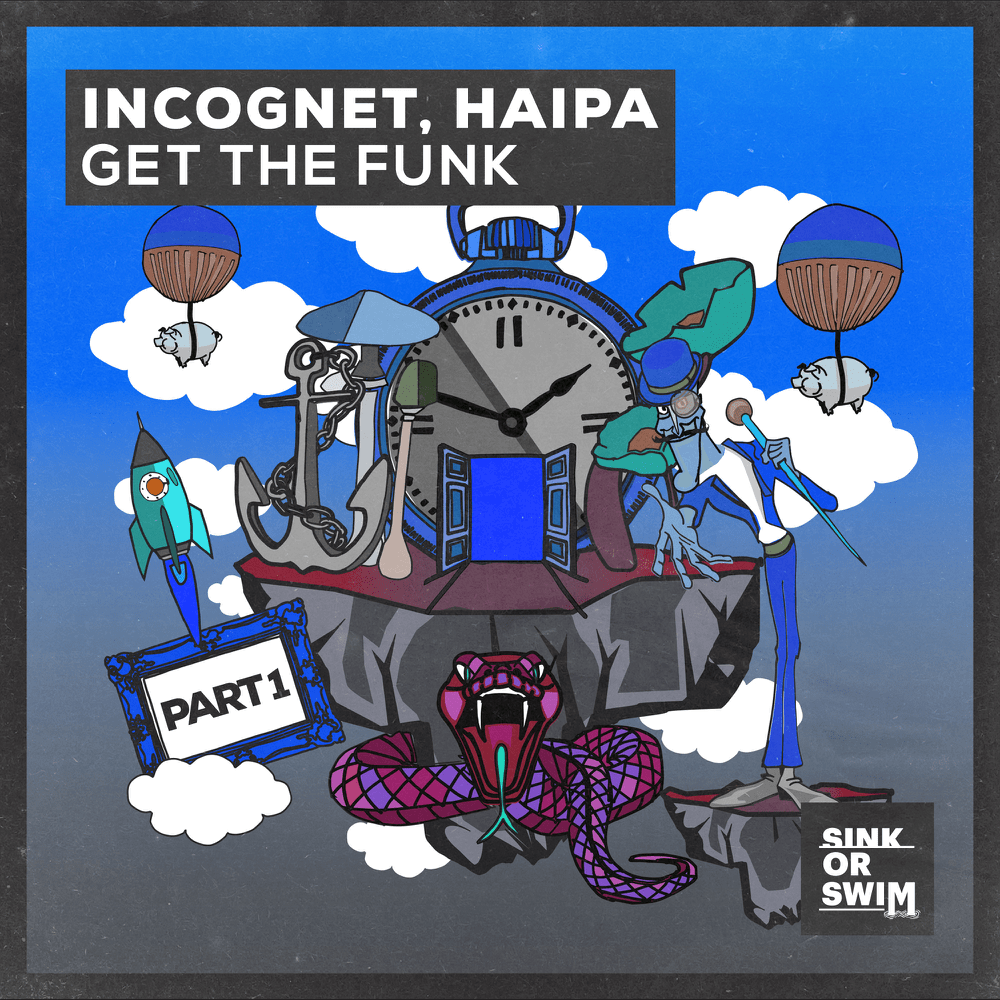 Album cover art for "Get The Funk" by ESSED