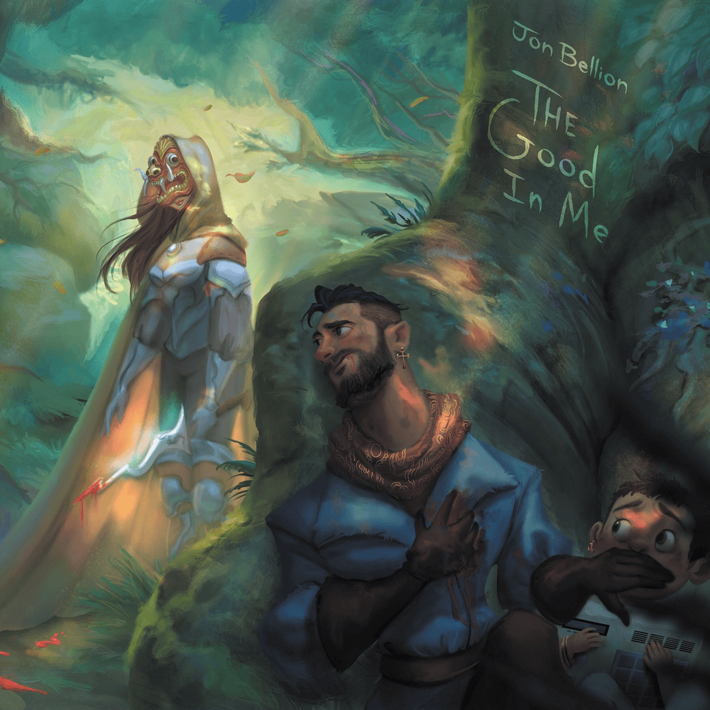 Album cover art for "The Good in Me" by Jon Bellion