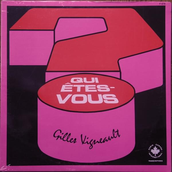 Album cover art for "L’enfuie" by Gilles Vigneault