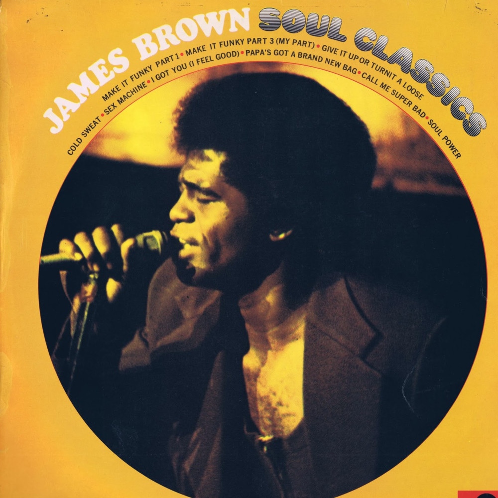 Album cover art for "Soul Power" by James Brown
