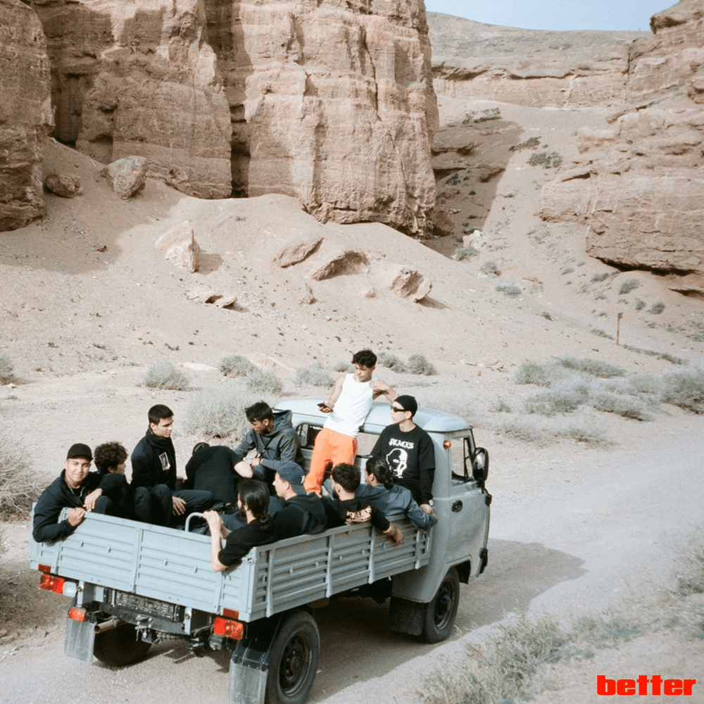 Album cover art for "better" by Kamal.
