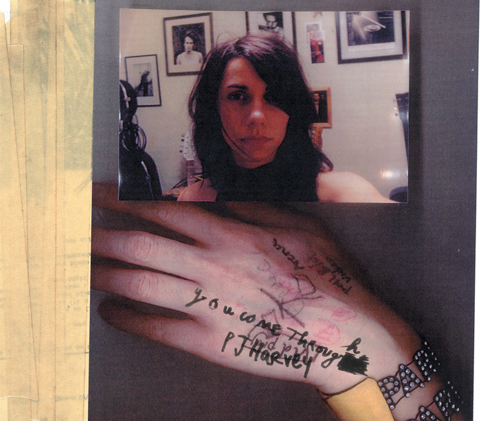 Album cover art for "You Come Through" by PJ Harvey