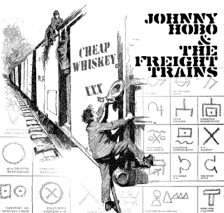 Album cover art for "Election Song" by Johnny Hobo and The Freight Trains