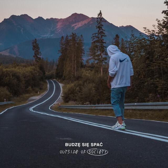 Album cover art for "Budzę się spać" by Kartky