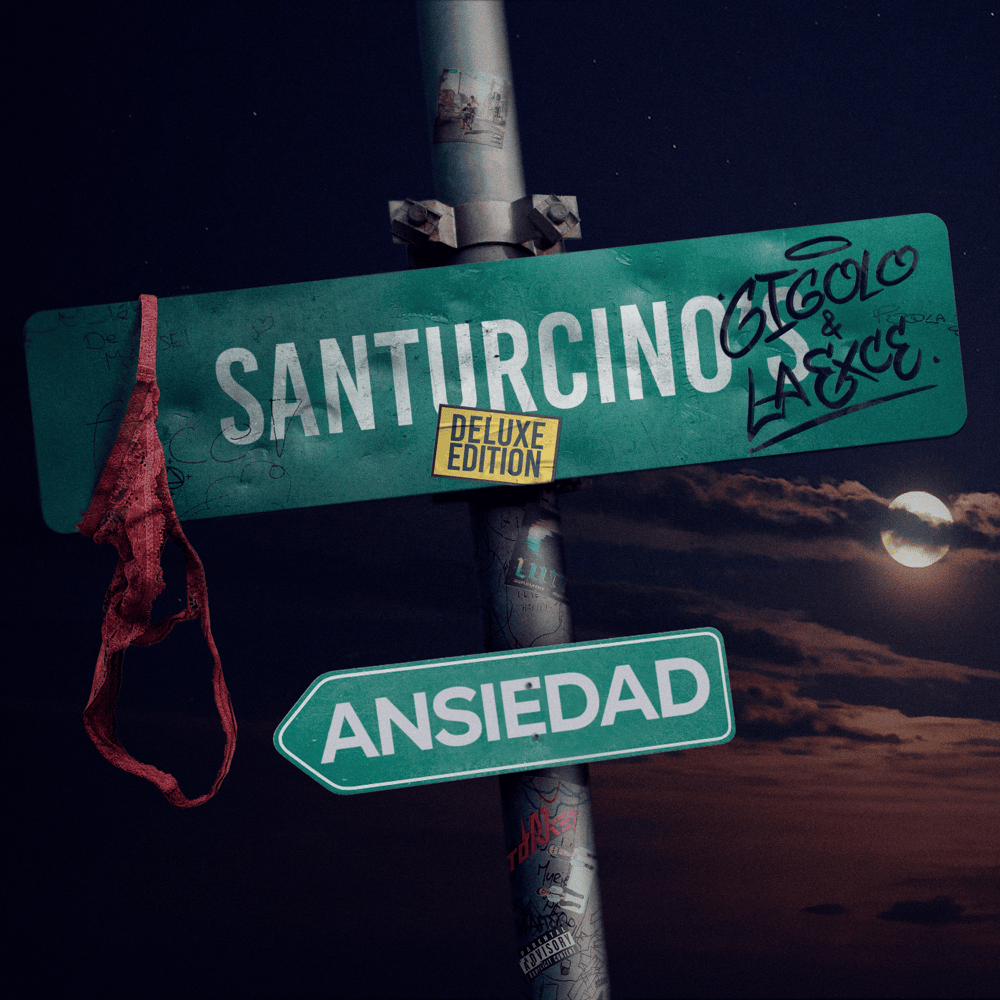 Album cover art for "Ansiedad" by Gigolo Y La Exce