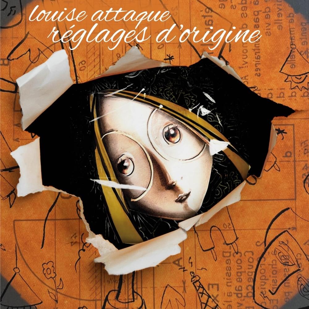 Album cover art for "Réglages d’origine" by Louise Attaque
