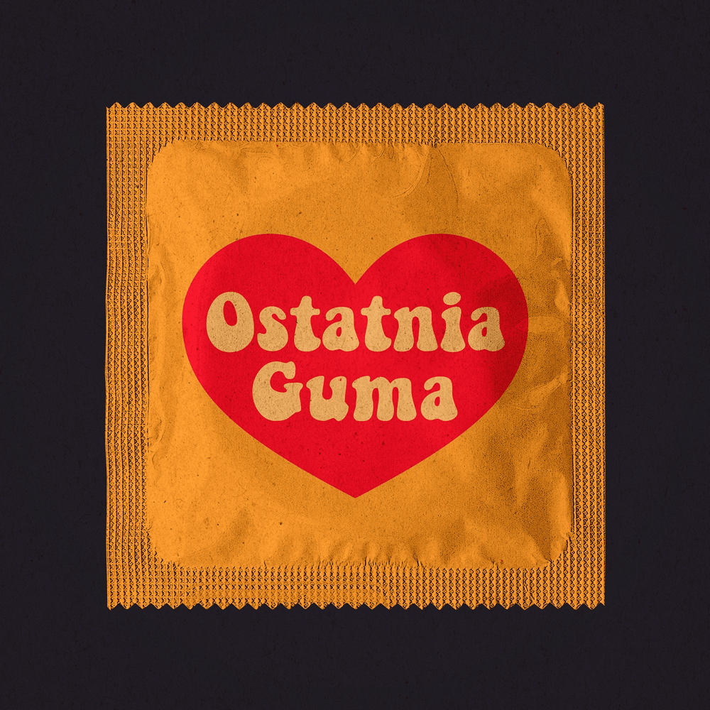 Album cover art for "Ostatnia guma" by Kaz Bałagane