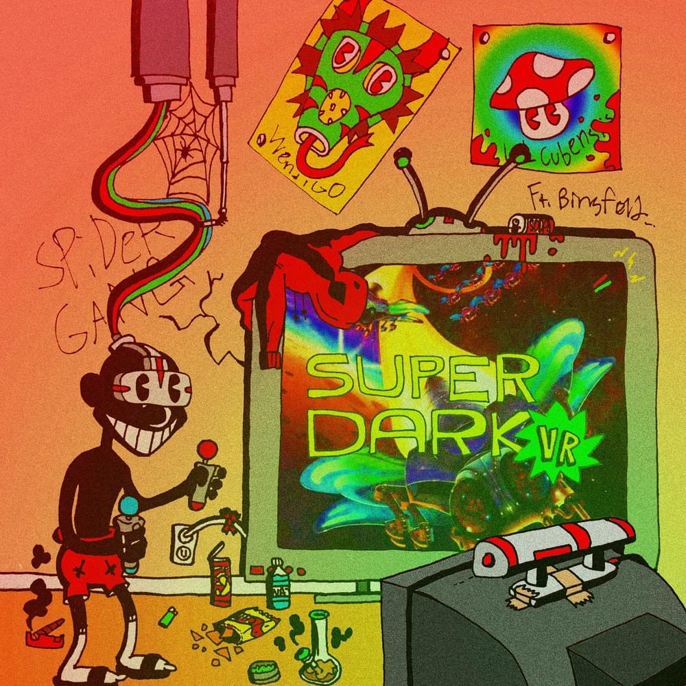 Album cover art for "BUGS!" by Lil Darkie & Wendigo