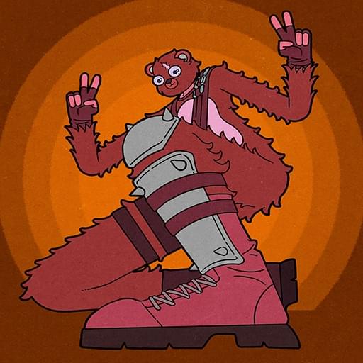 Album cover art for "Where My Wookies At?" by Fortnite & MYLK