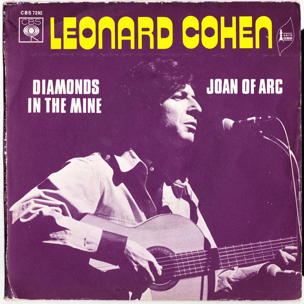 Album cover art for "Diamonds in the Mine" by Leonard Cohen