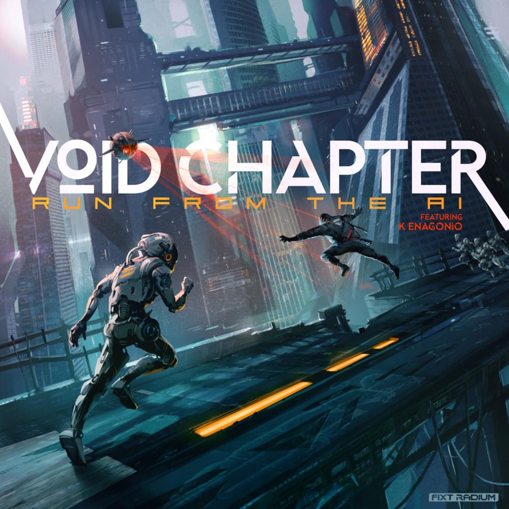 Album cover art for "Run from the A.I." by Void Chapter & K. Enagonio