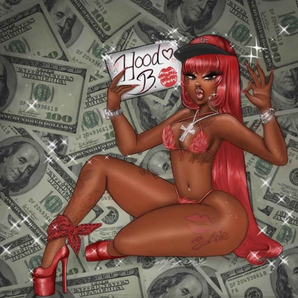 Album cover art for "Hood Bitch" by Sexyy Red