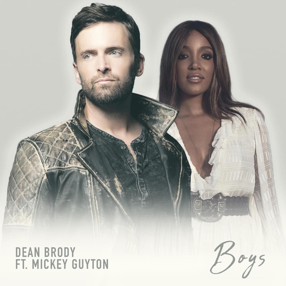 Album cover art for "Boys" by Dean Brody & Mickey Guyton