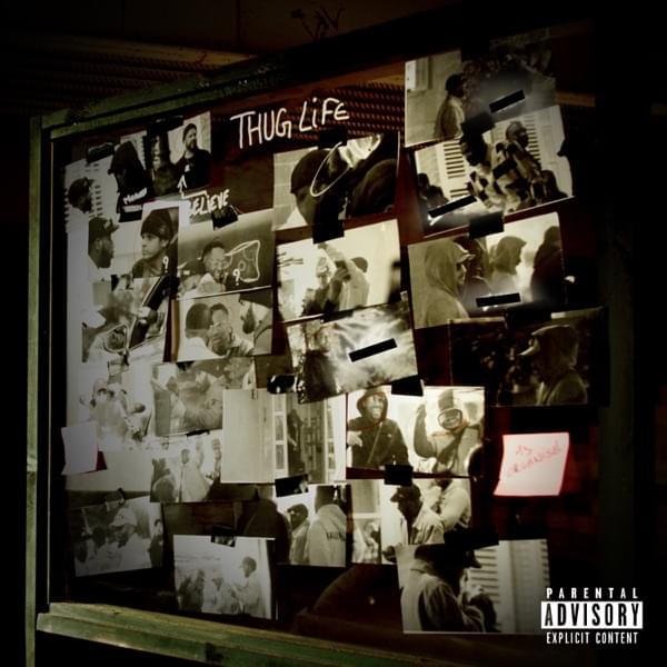 Album cover art for "Thug Life" by Elams