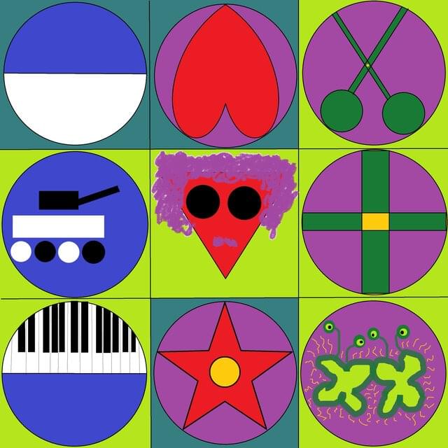 Album cover art for "8 kółek" by Adi Nowak