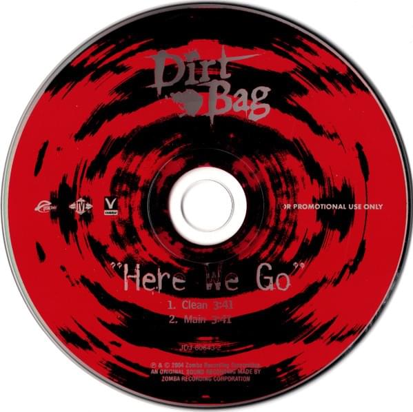 Album cover art for "Here We Go" by Dirtbag