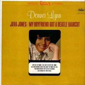 Album cover art for "My Boyfriend Got A Beatle Haircut" by Donna Lynn