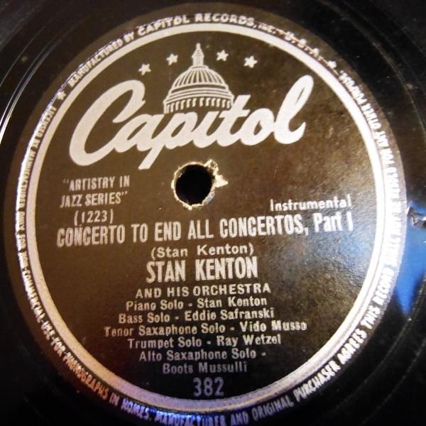 Album cover art for "Concerto to End All Concertos, Parts 1 & 2" by Stan Kenton
