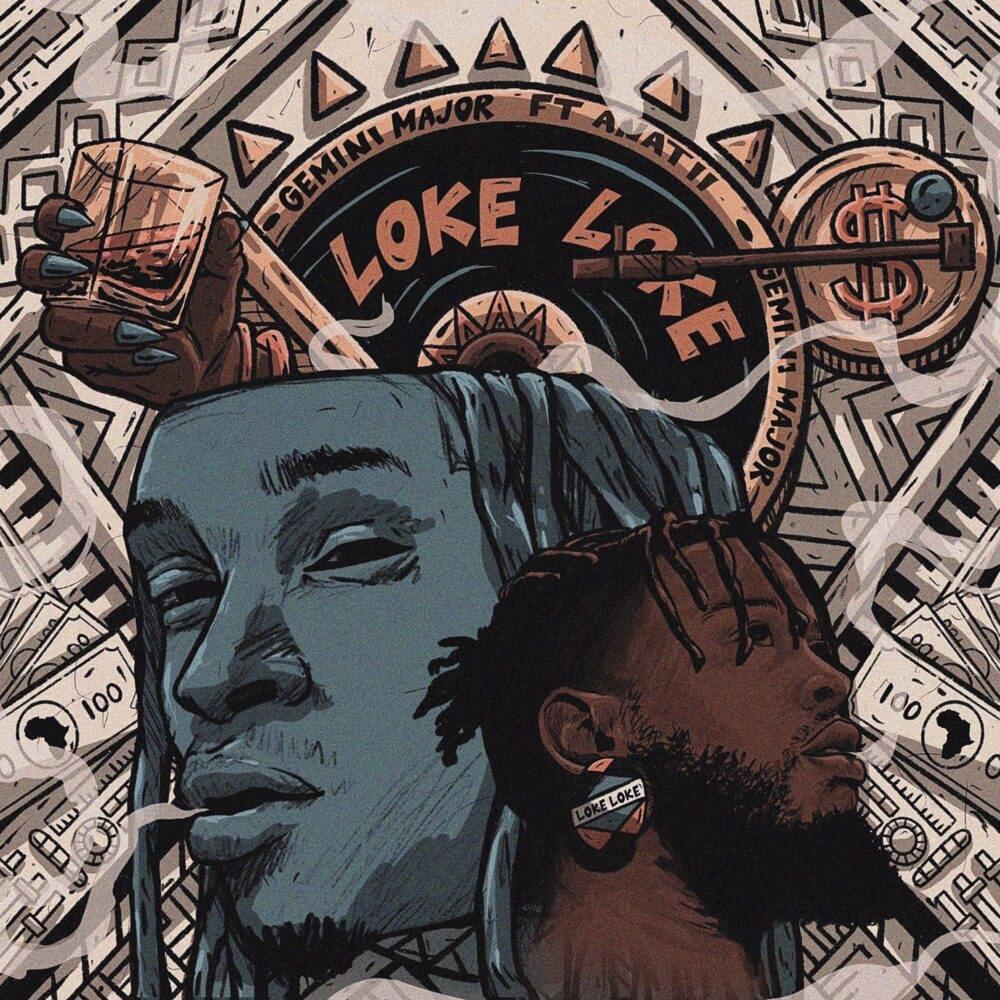 Album cover art for "Loke Loke" by Gemini Major & ANATII