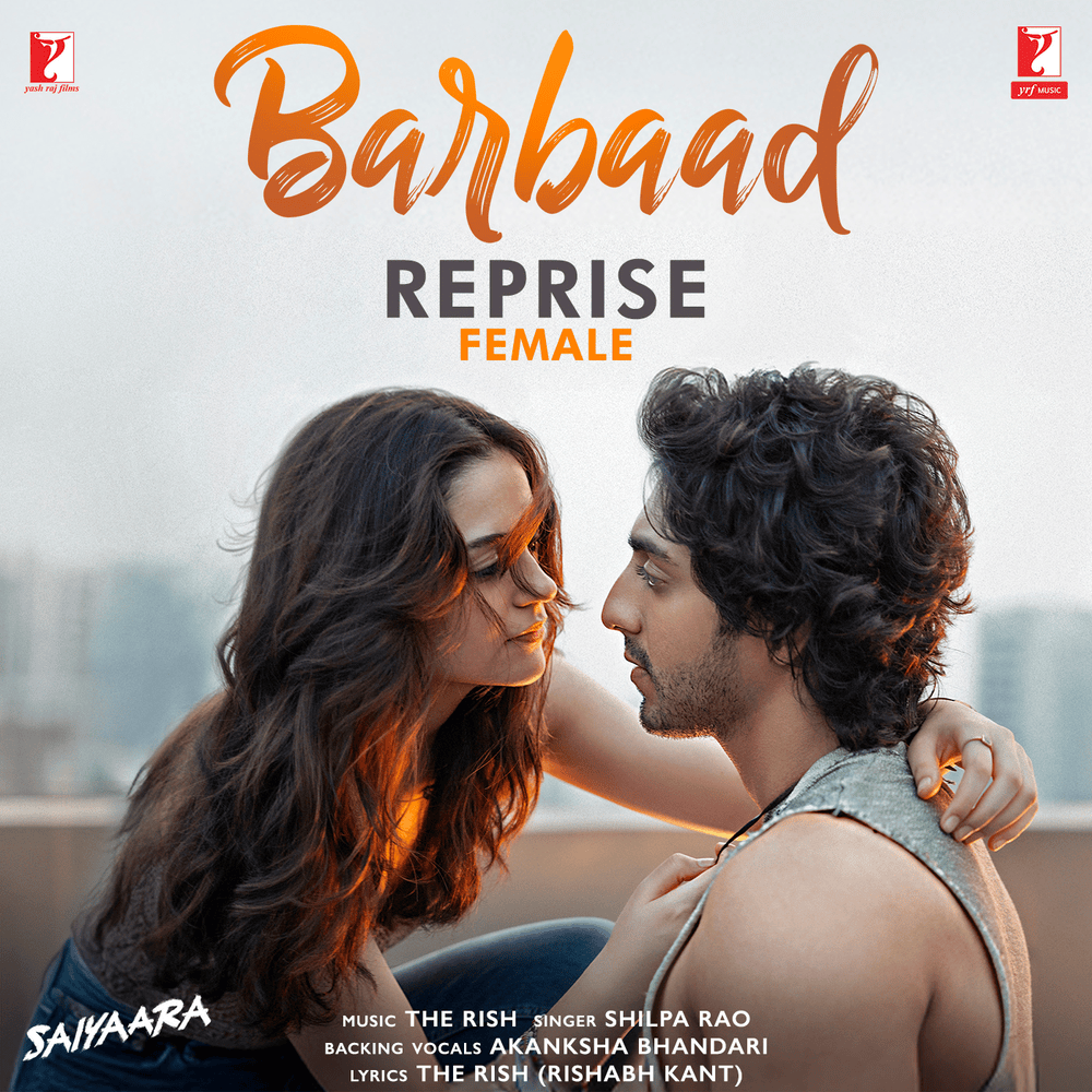 Album cover art for "Shilpa Rao - Barbaad Reprise - Female (Romanized)" by Genius Romanizations