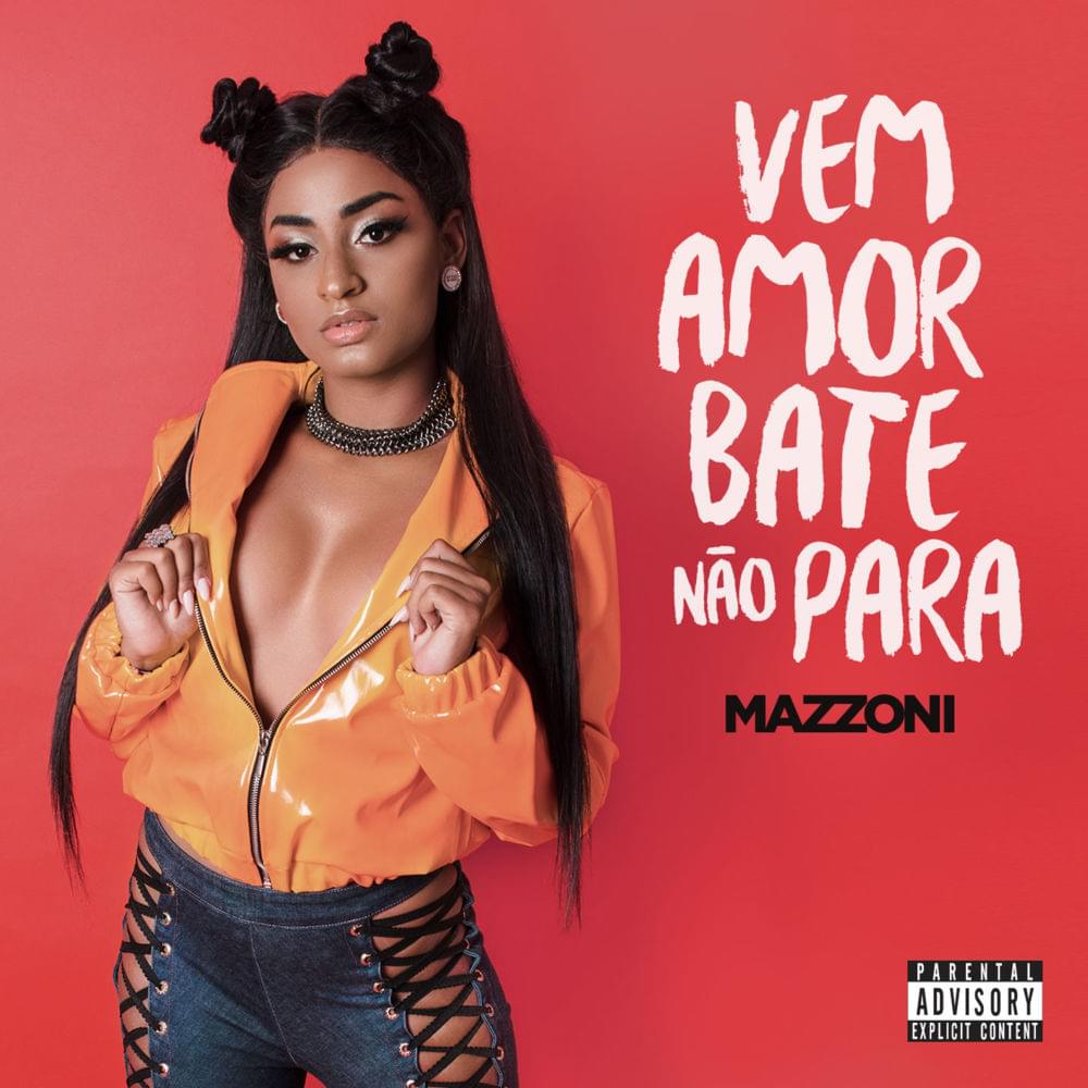 Album cover art for "Vem Amor, Bate e Não Para" by Mazzoni