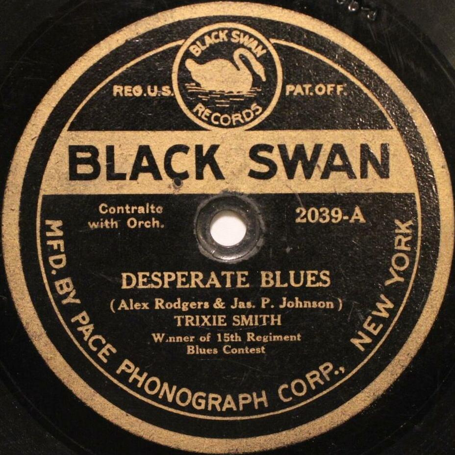 Album cover art for "Desperate Blues" by Trixie Smith