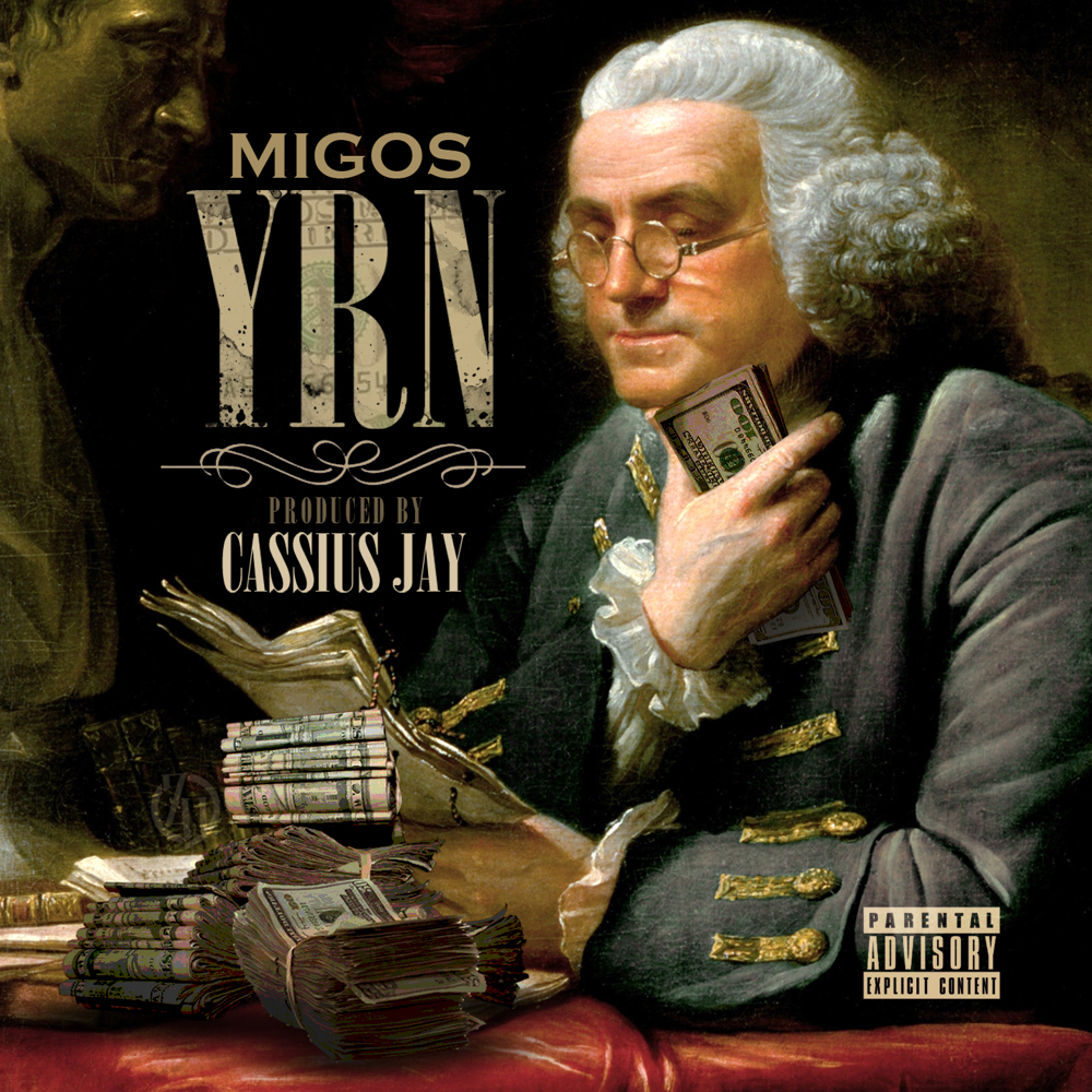 Album cover art for "Young Rich Niggas (No Label 2)" by Migos