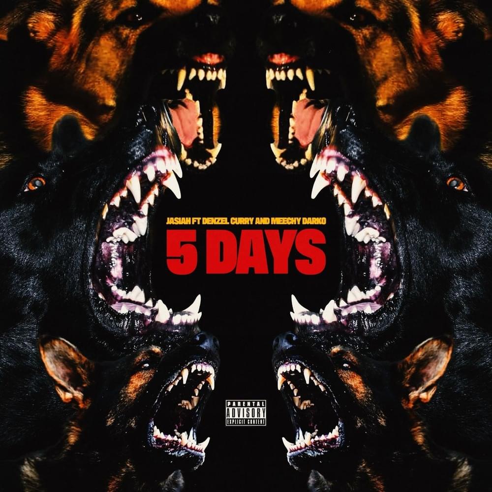 Album cover art for "5 DAYS" by Jasiah